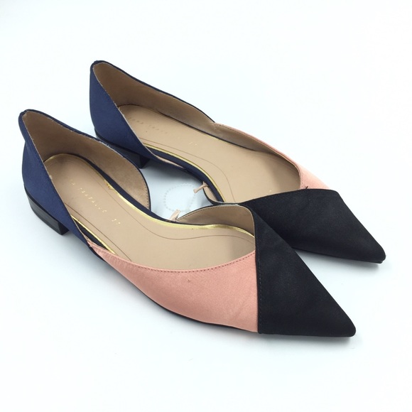 Zara Shoes - Zara pointed toe colorblock flats 37 6.5 7